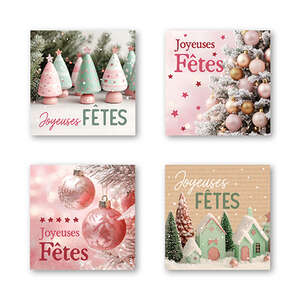 Image du produit Etiquette Joyeuses Fêtes