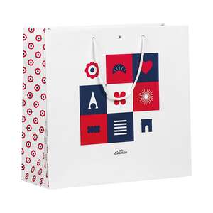 Image du produit Sac papier DAMIER TRICOLORE