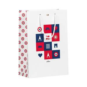 Image produit Sac papier DAMIER TRICOLORE