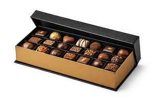 Image produit Coffret carton rectangle chocolats 1 rangée