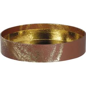 Image du produit Corbeille carton ronde POUDRE D'OR marron