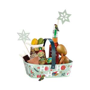 Image produit Panier carton rectangle angles arrondis JARDIN D'HIVER