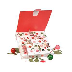 Image produit Coffret carton carré Calendrier Avent VIVEMENT NOEL