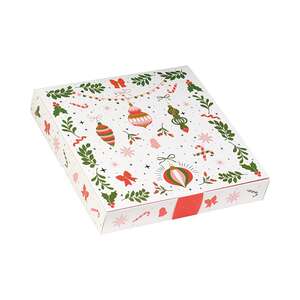Image du produit Coffret carton carré chocolat VIVEMENT NOEL