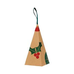 Image du produit Pyramide papier kraft NOEL NATURE