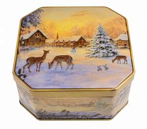 Image produit Boite octogonale Nostalgie hivernale