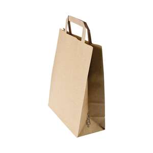 Image du produit Sacs cabas avec poignées plates Kraft