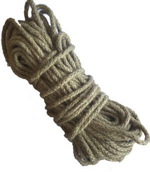 Image produit Corde tressée en toile jute