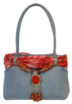 Image du produit Sac à main en jean 3 couleurs