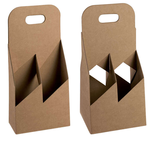 Image du produit Carton porte-bouteille 2 et 4 bières