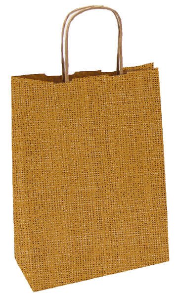 Image du produit Sac en papier kraft motif JUTE