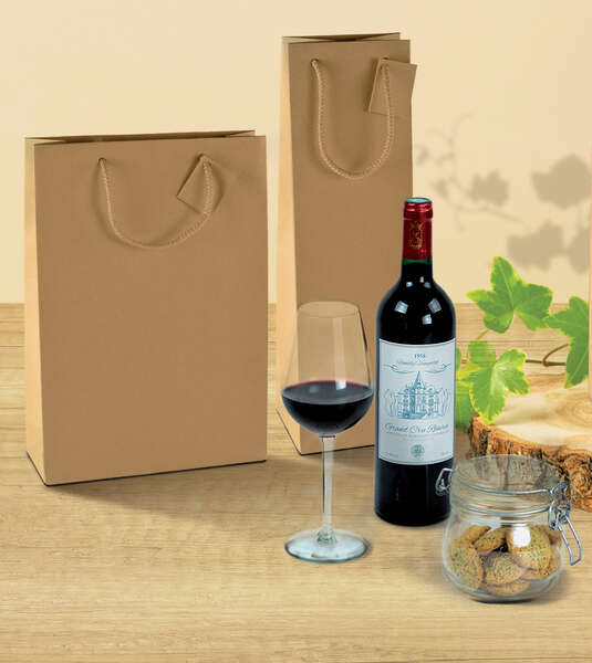 Image du produit LES SACS NATURELS Kraft Brun (personnalisation possible)