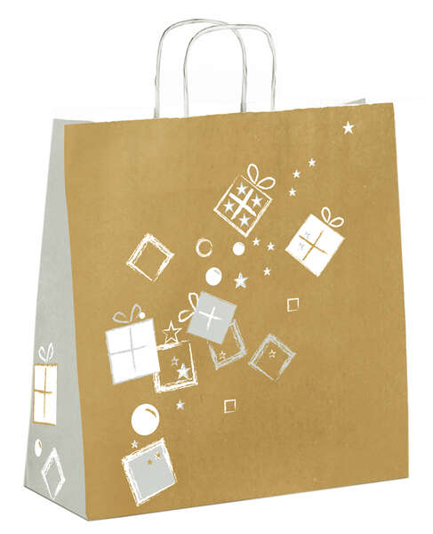 Image du produit Sacs kraft Noël - Kdo en fête