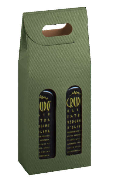 Image du produit Coffret carton cadeaux pour bouteilles spéciales huile d'olive AOC