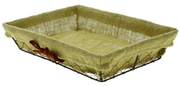 Image du produit Corbeille Métal + jute