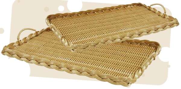 Image du produit Plateau polypro rectangulaire