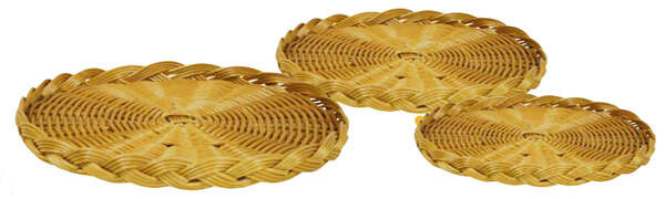 Image du produit Plateau Polypro Rond + rebords