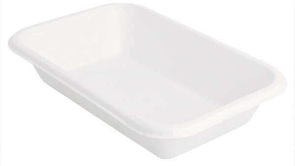 Image du produit Plateaux 'bionic' 425 ml blanc bagasse