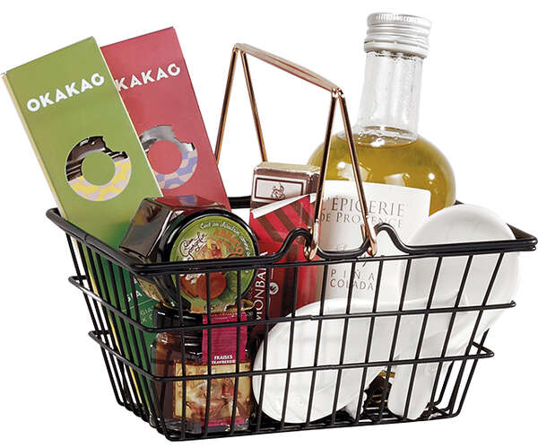 Image du produit Mini panier métal noir