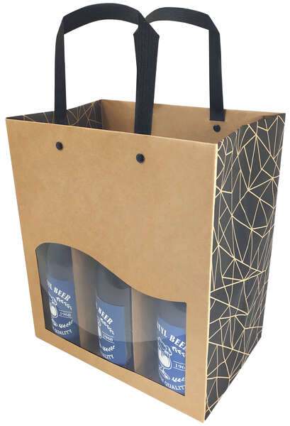 Image du produit Sac kraft pour 4 ou 6 bières