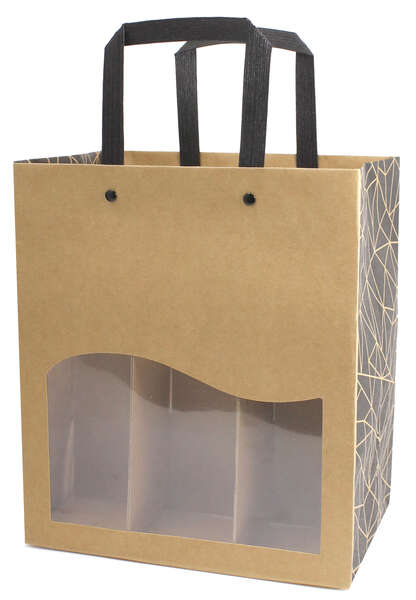 Image du produit Sac kraft pour 4 ou 6 bières