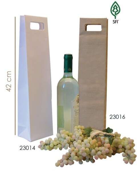Image du produit Sacs en papier kraft pour 1 et 2 bouteilles 