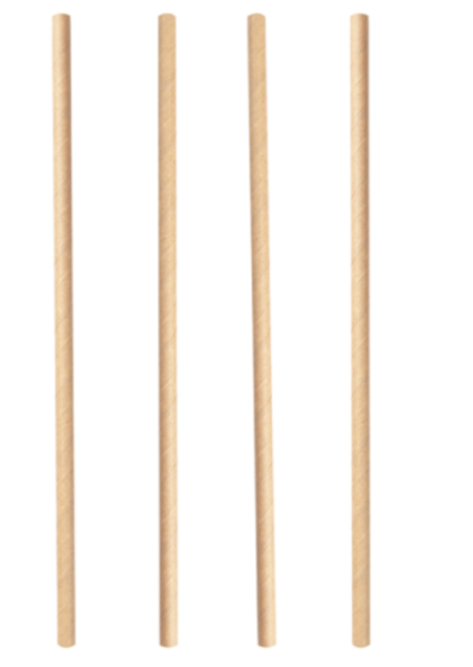 Image du produit 250 Pailles kraft naturel
