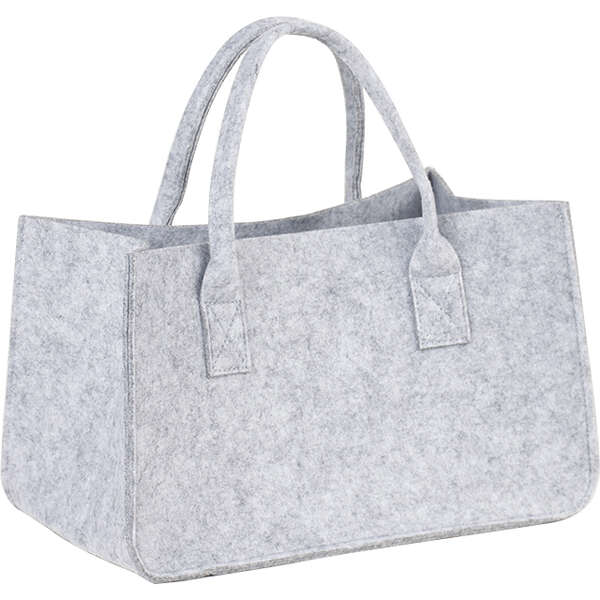 Image du produit Sac feutre rectangle gris clair