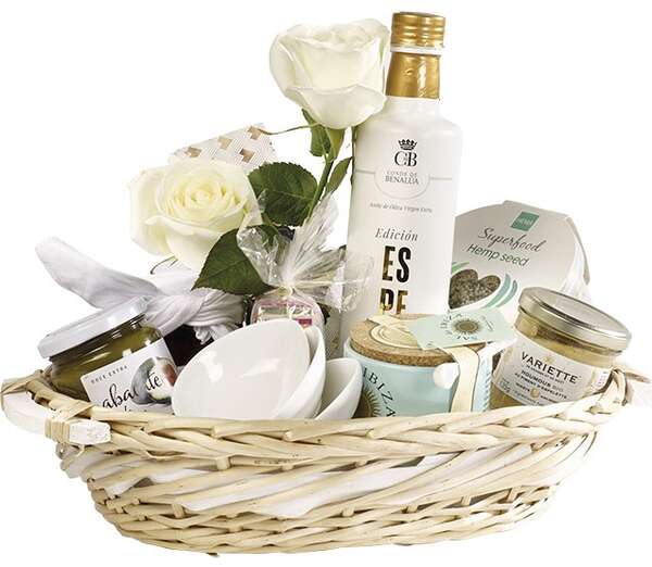 Image du produit Corbeille osier ovale nature