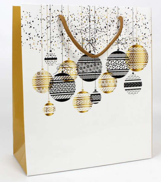 Image du produit Sac kraft Boules de Noël