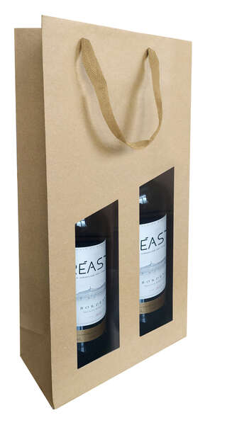 Image du produit Sac 1,2,3 bouteilles Séduction Natural avec fenêtre