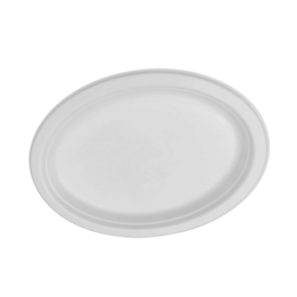 Image du produit 50 Assiettes Ovale Bagasse