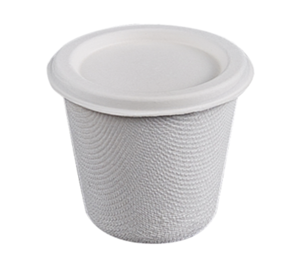 Image du produit 100 Saucière fibre de canne avec couvercle inclus