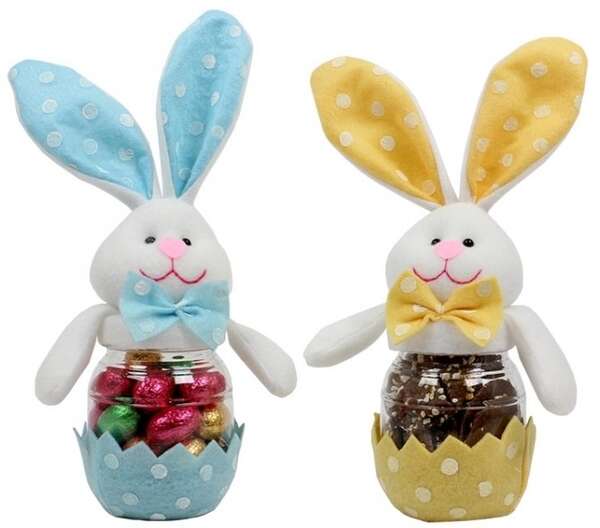 Image du produit Pot transparent Plastique  Pâques 