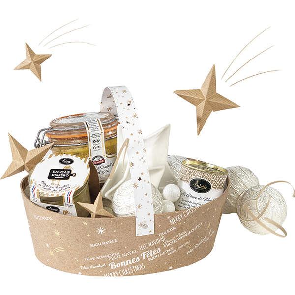 Image du produit Panier carton ovale 