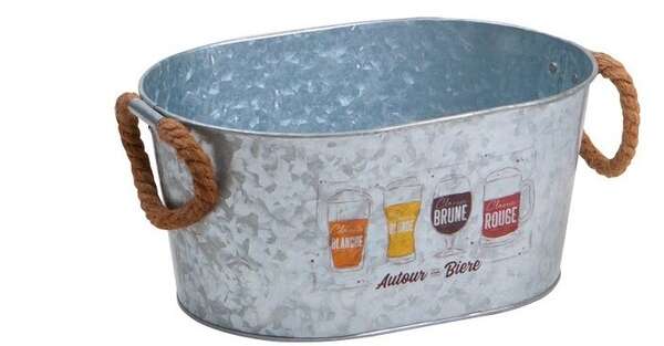 Image du produit Corbeille métal bière 