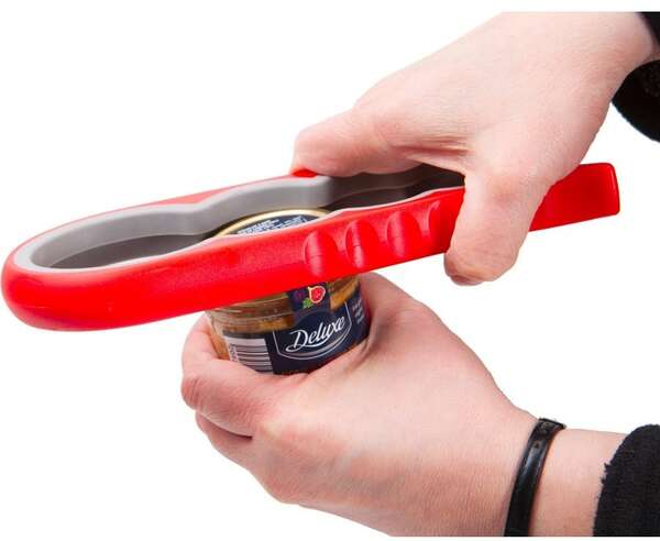 Image du produit Ouvre bocal rouge et gris