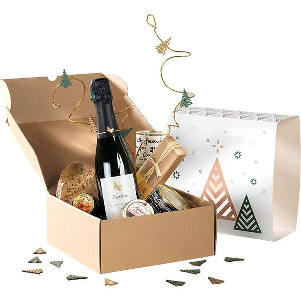 Image du produit Coffret carton kraft carré fourreau 