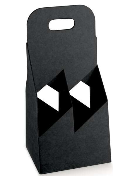Image du produit Carton porte-bouteille 4 bières Noire