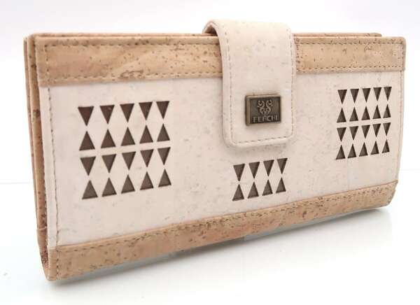 Image du produit Portefeuille en liège beige 