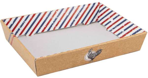 Image du produit Corbeille Carton Rectangulaire Kraft 