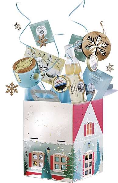 Image du produit Coffret carton forme maison collection 