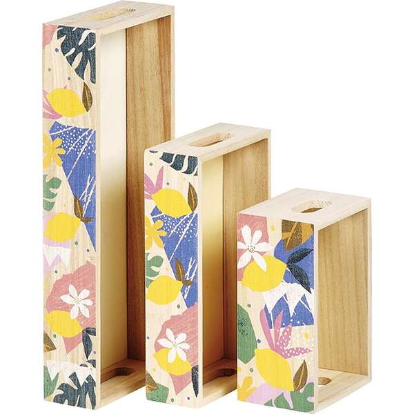 Image du produit Corbeille Rectangle Bois  