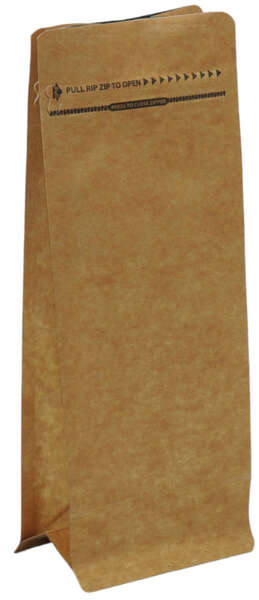 Image du produit Sachet ZIP kraft intérieur ALU - Version OR