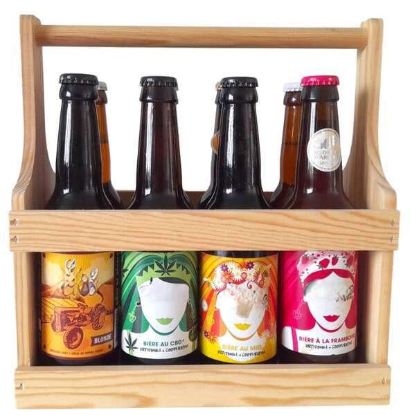 Image du produit Coffret Panier 8x33cl Long Neck