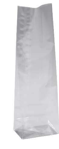 Image du produit Sachets Premium Fond PP Rigide Argent OPPC 40µ