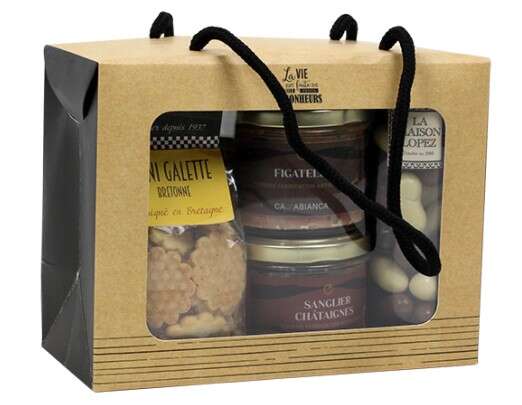 Image du produit Sac Valisette fenêtre  kraft 