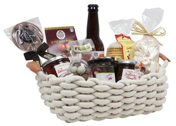 Image du produit Corbeille rectangle corde tressée