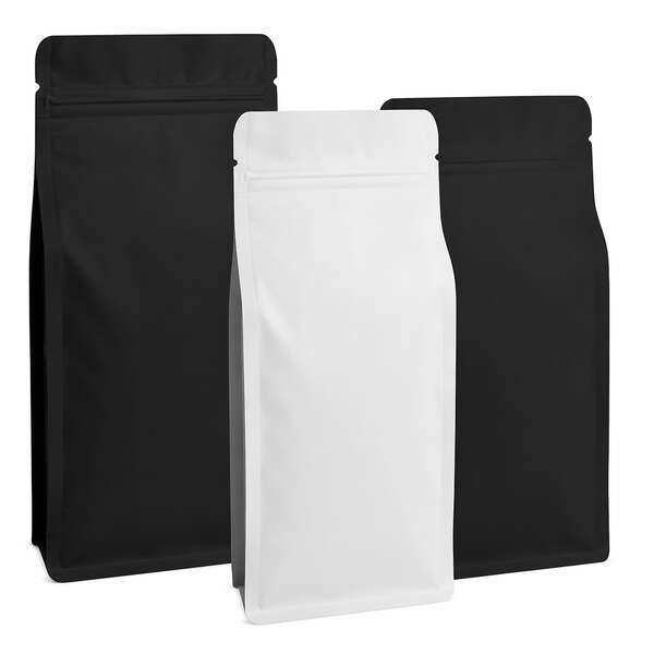 Image du produit Doypack MAT fond plat Noir