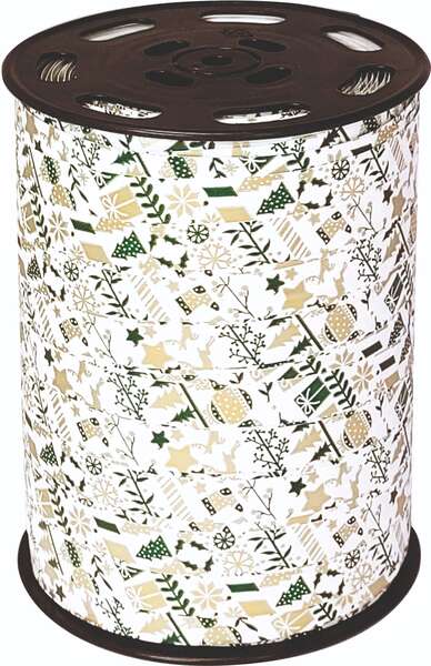 Image du produit Bobine Bolduc décor Rudy Vert